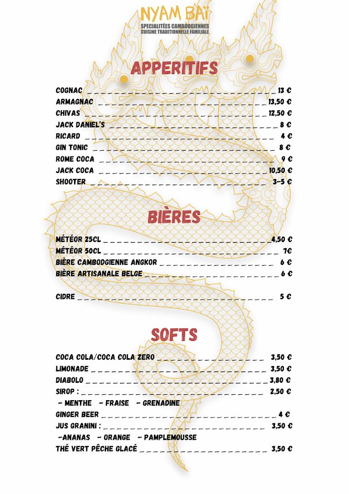 Nyam Baï - Menu Image 1